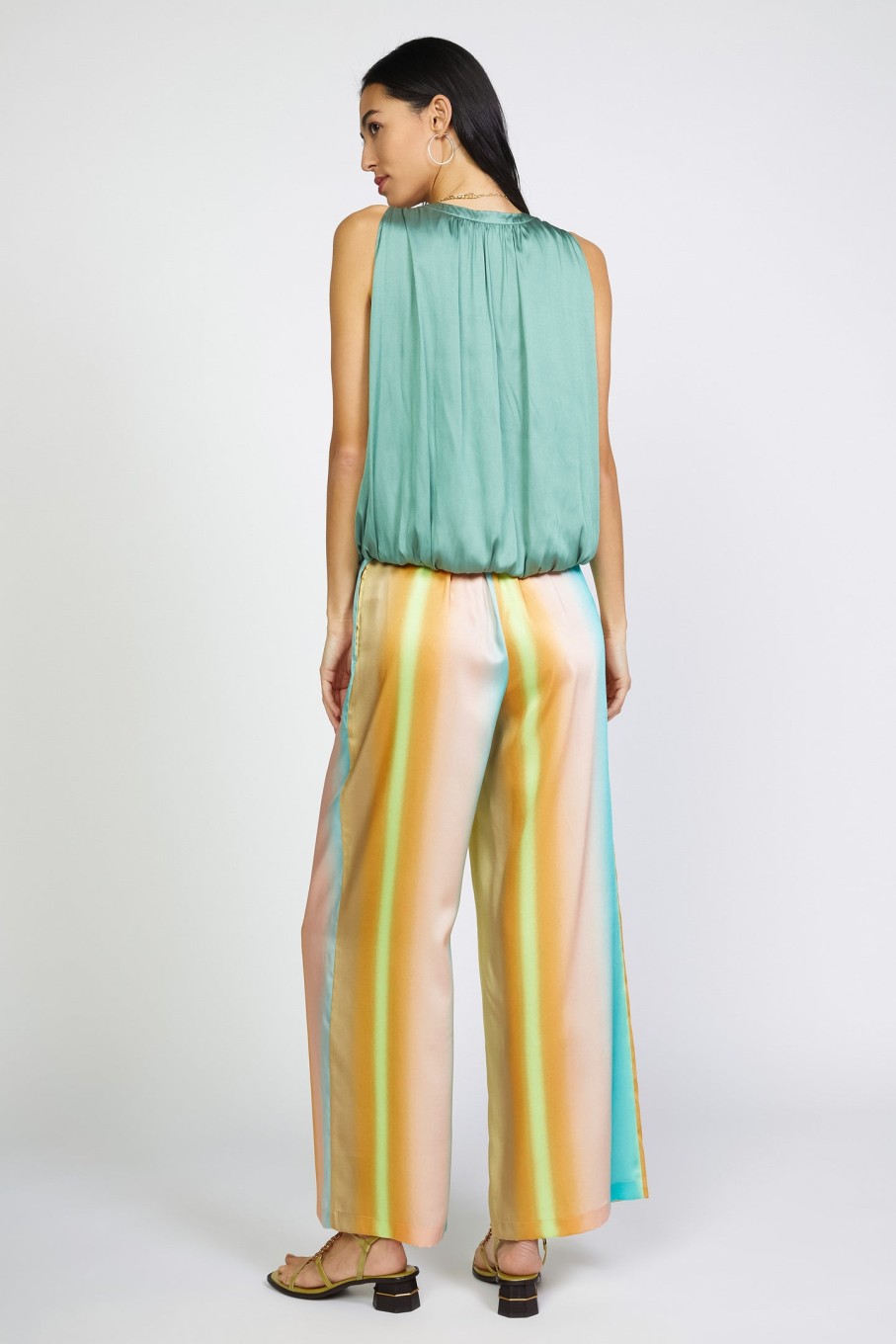 CURRENT AIR Bubble Hem Blouse Blouses