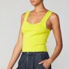 CURRENT AIR Sweetheart Knit Tank Top Blouses
