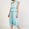 CURRENT AIR Ruffled Smocked Midi Dress Midi Dresses