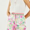 CURRENT AIR Botanical Watercolor Shorts Shorts