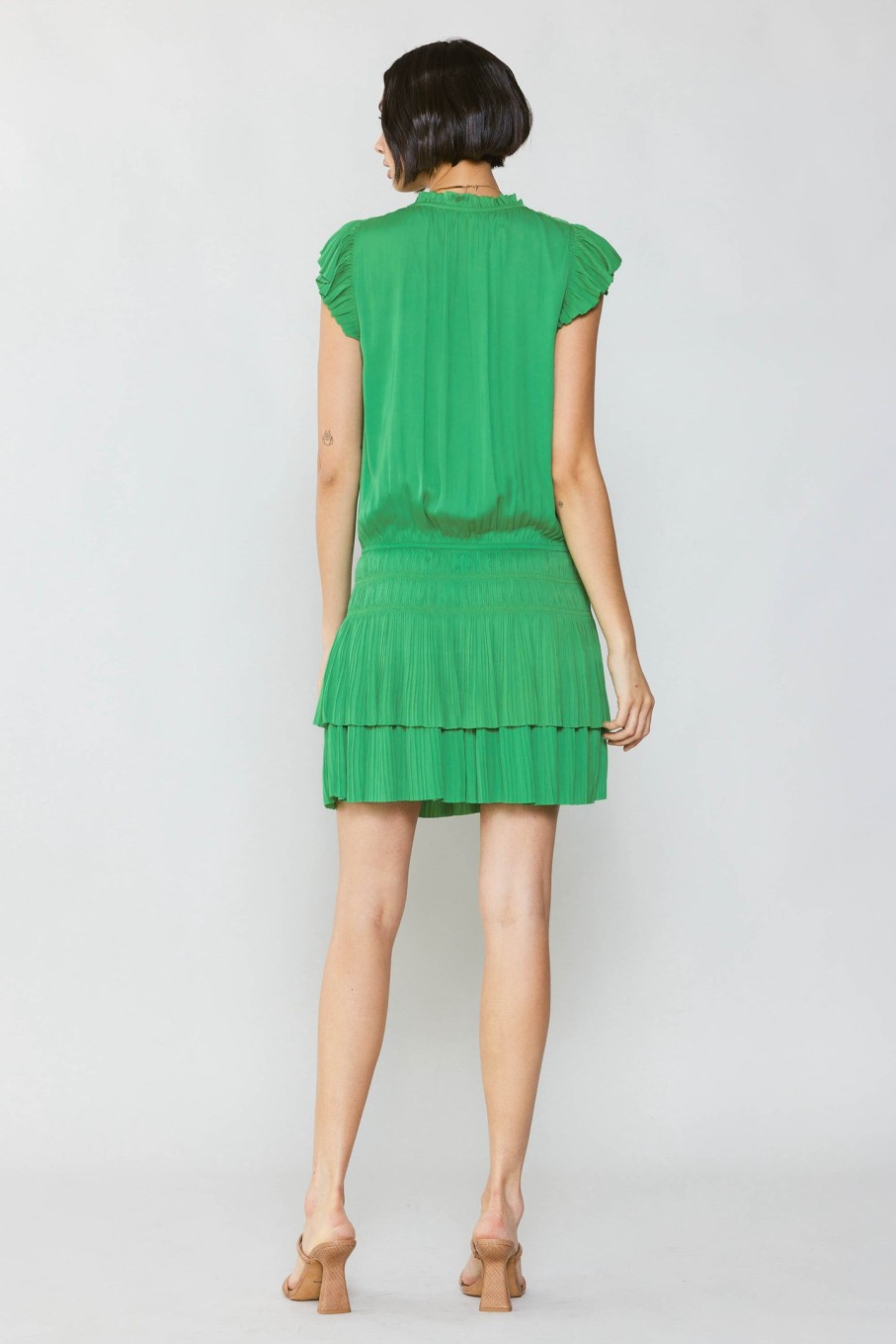 CURRENT AIR Zoey Pleated Mini Dress Mini Dresses