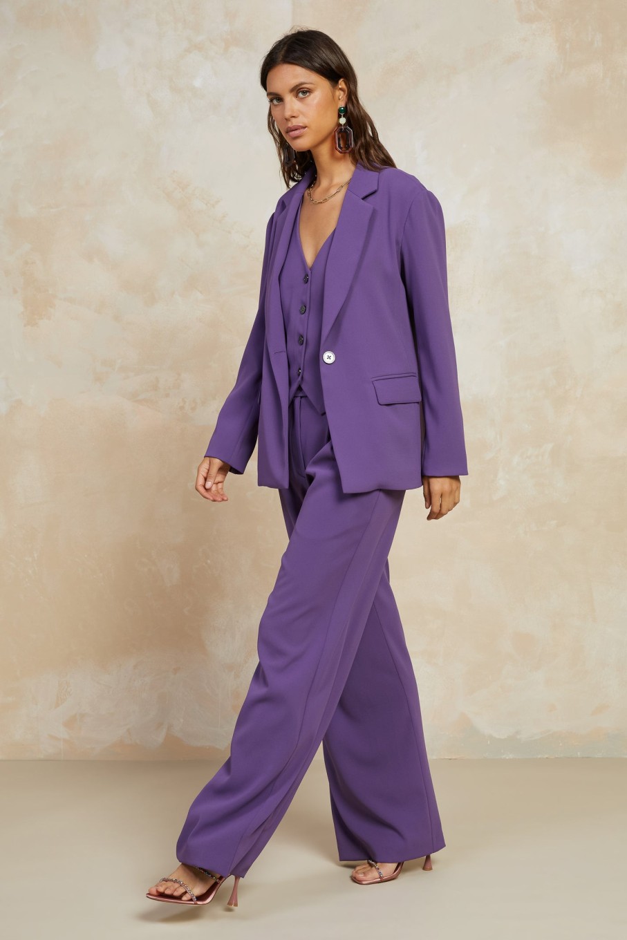 CURRENT AIR Single Breasted Blazer Coats & Jackets