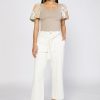 CURRENT AIR Belted Straight Leg Pant Pants