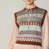CURRENT AIR Sweater Vest Blouse Sweaters