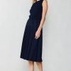 CURRENT AIR Pleated Skirt Sweater Dress Knitwear