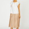 CURRENT AIR Peekaboo Flutter Sleeve Top Sleeveless Tops