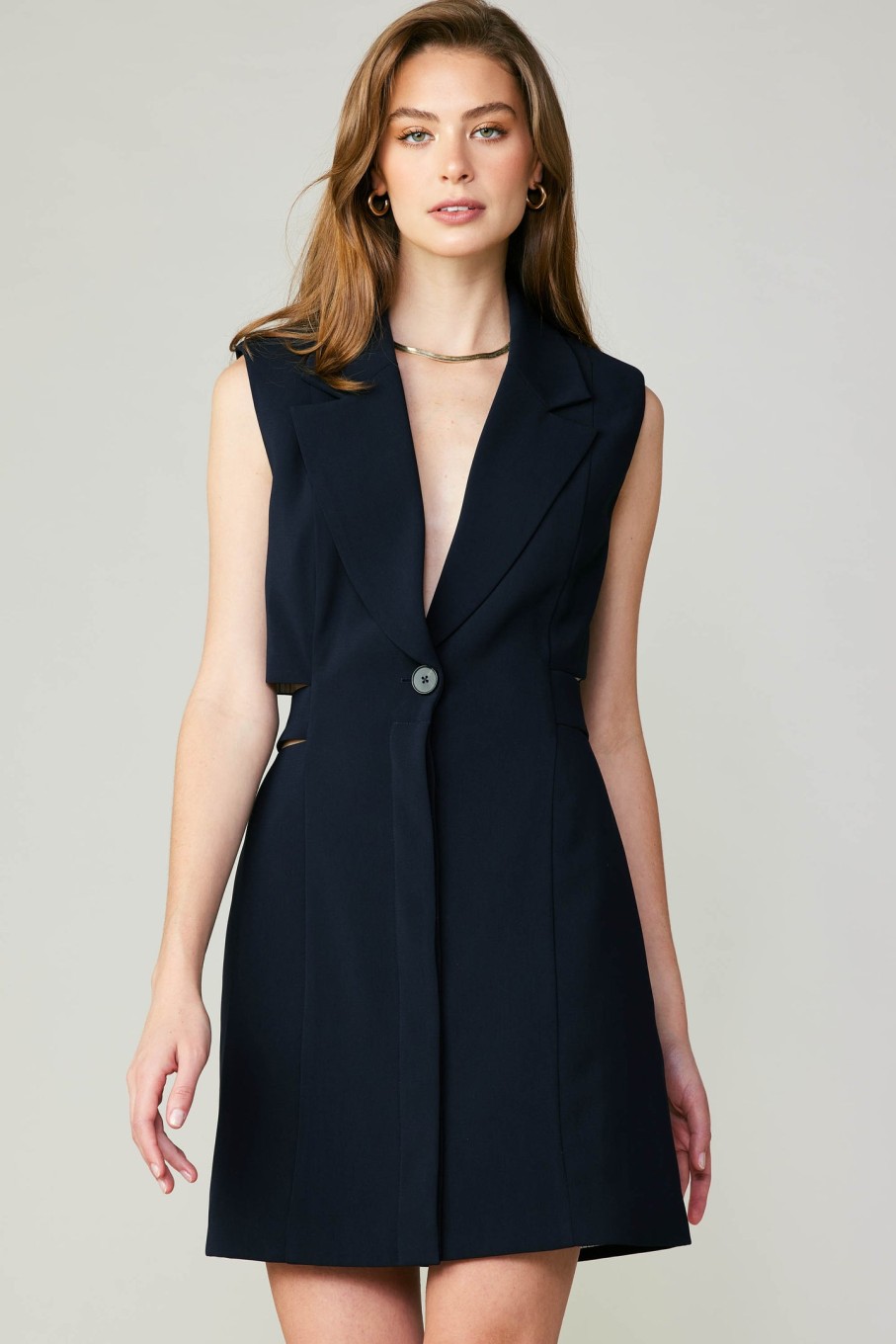 CURRENT AIR Blazer Cutout Mini Dress Mini Dresses