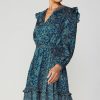 CURRENT AIR Floral Constellation Mini Dress Mini Dresses