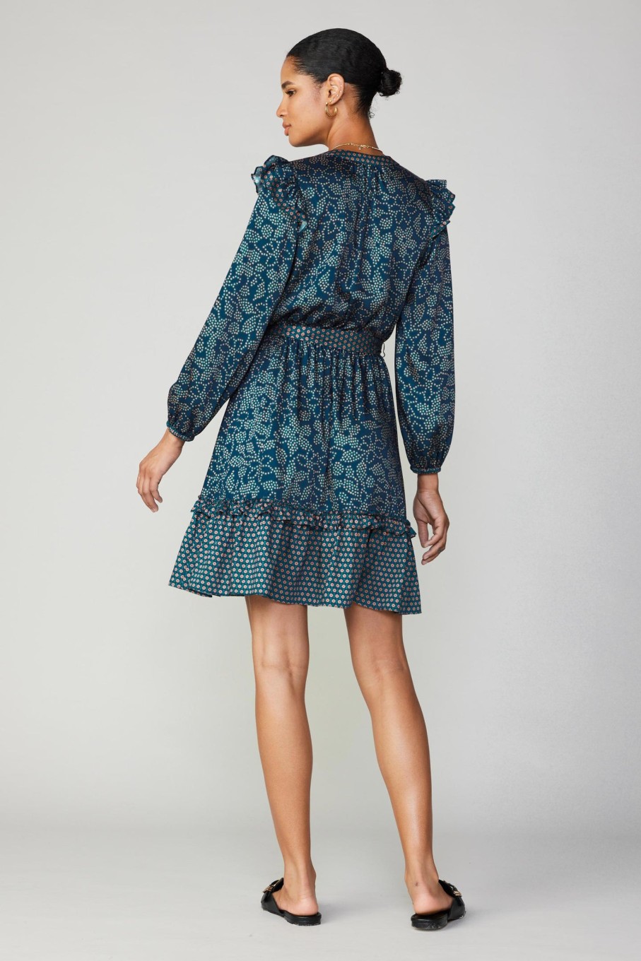 CURRENT AIR Floral Constellation Mini Dress Mini Dresses