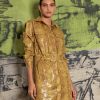CURRENT AIR Snakeskin Shirt Dress Coats & Jackets