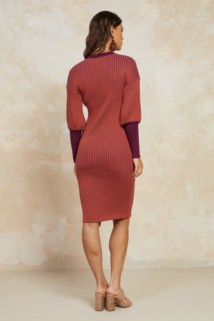 CURRENT AIR Midi Sweater Dress Coats & Jackets