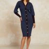 CURRENT AIR Midi Sweater Dress Coats & Jackets