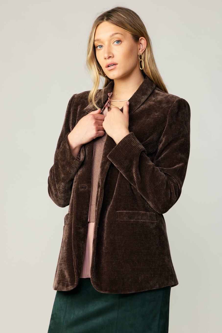 CURRENT AIR Corduroy Blazer Coats & Jackets
