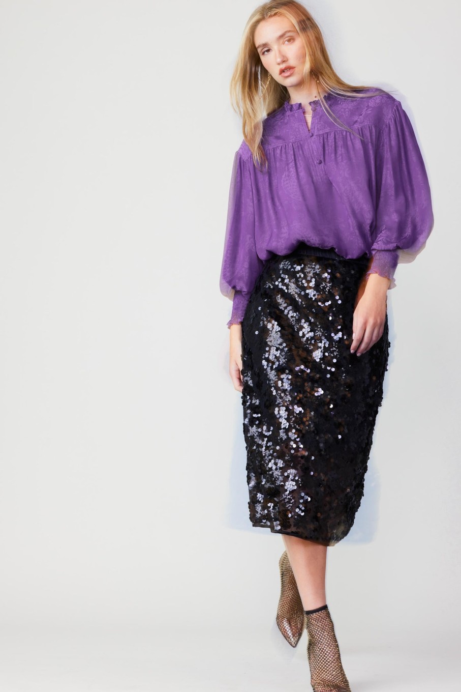 CURRENT AIR Sequin Pencil Skirt Skirts