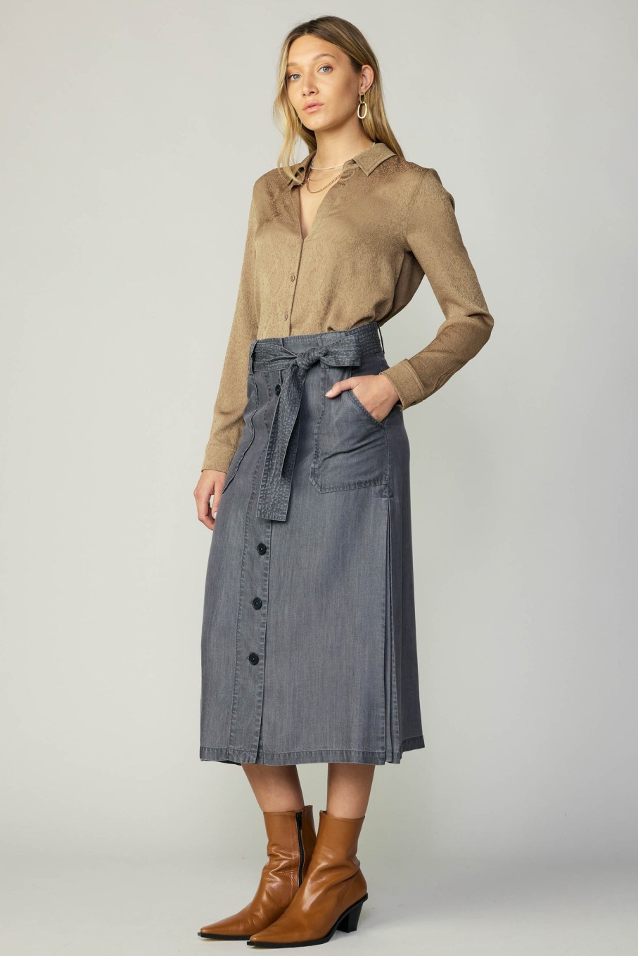CURRENT AIR Washed Utility Skirt Skirts