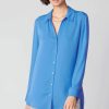 CURRENT AIR Collared Buttondown Shirt Blouses