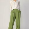 CURRENT AIR Pintucked Trousers Pants