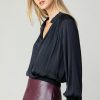 CURRENT AIR Ruffled Surplice Blouse Blouses