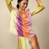 CURRENT AIR Floral Block Printed Blouse Blouses