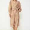 CURRENT AIR Belted Midi Skirt Skirts