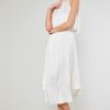 CURRENT AIR Draping Sleeveless Midi Dress Midi Dresses