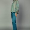 CURRENT AIR Swirl Motif Blouse Blouses