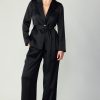 CURRENT AIR Silky Belted Blazer Sets