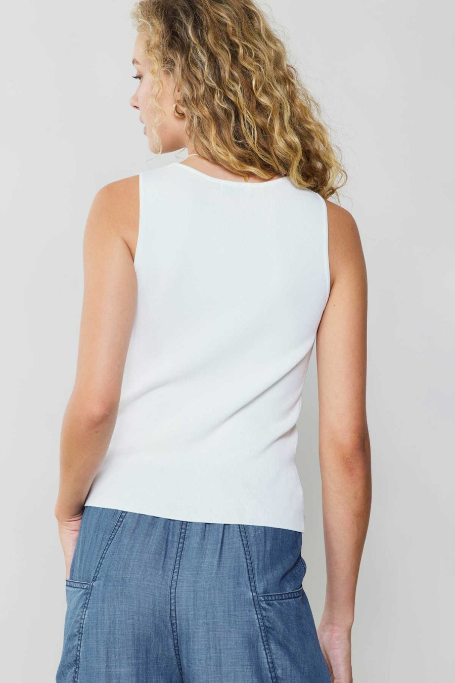 CURRENT AIR Knit Tank Top Blouses