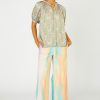 CURRENT AIR Floral Nouveau Split Neck Blouse Blouses