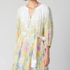 CURRENT AIR Gradient Floral Motif Mini Dress Mini Dresses