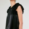 CURRENT AIR Satin Weave Top Blouses