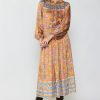 CURRENT AIR Vintage Floral Maxi Dress Midi Dresses