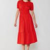 CURRENT AIR Brooklyn Poplin Midi Dress Midi Dresses