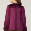 CURRENT AIR Smocked Yoke Blouse Blouses