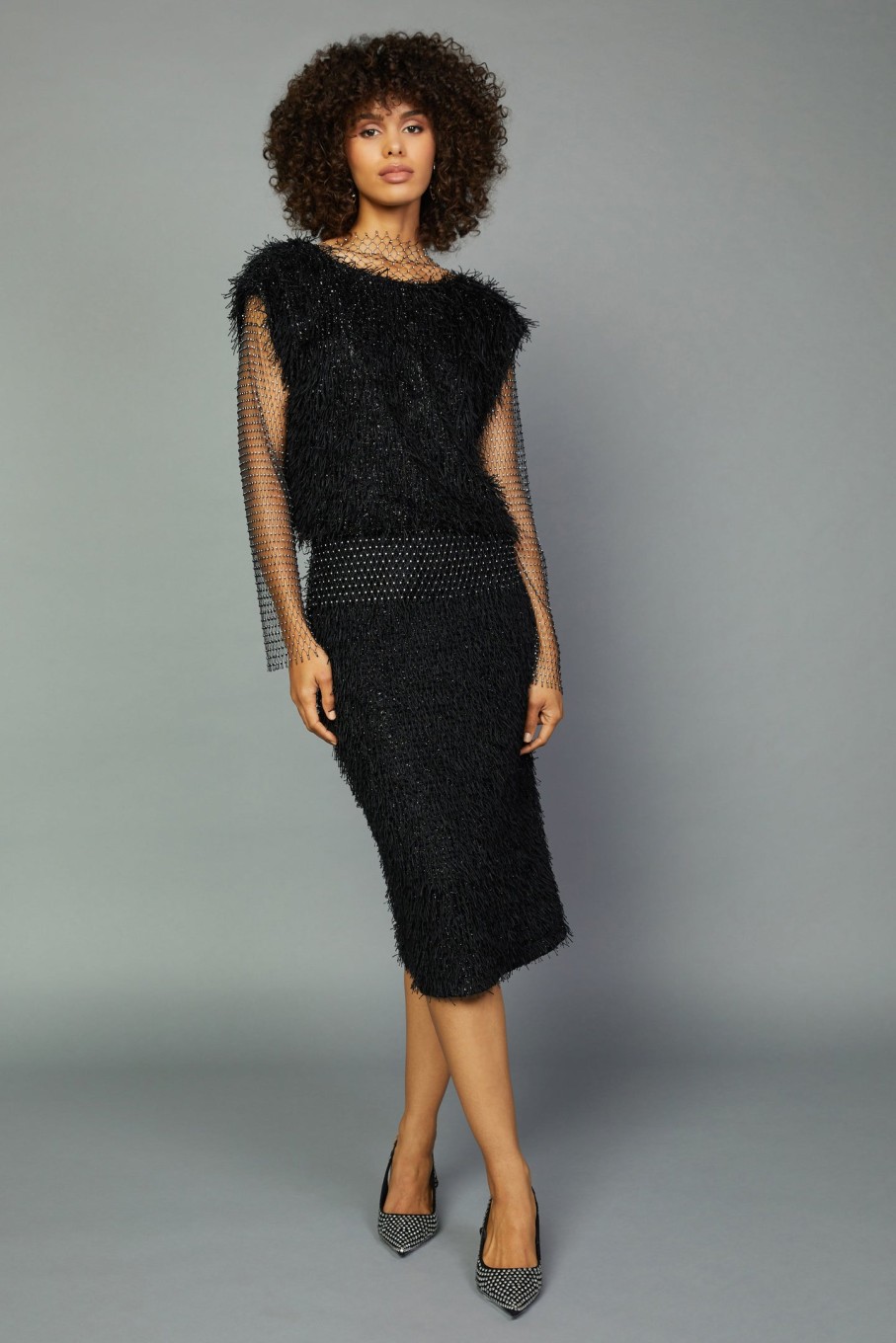 CURRENT AIR Textured Sparkle Skirt Sets