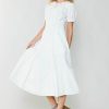 CURRENT AIR Brooklyn Poplin Midi Dress Midi Dresses