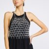 CURRENT AIR Clear Beaded Cami Accessories