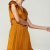 CURRENT AIR Sereia Pleated Midi Dress Midi Dresses