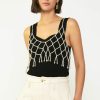 CURRENT AIR Beaded Pearl Cami Accessories