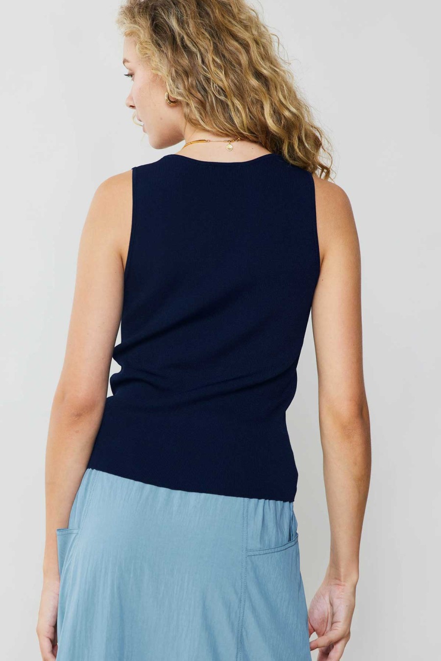 CURRENT AIR Knit Tank Top Sleeveless Tops