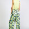 CURRENT AIR Floral Print Wide Pants Pants