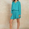 CURRENT AIR Floral Jacquard Mini Dress Mini Dresses