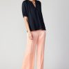 CURRENT AIR Classic V Neck Blouse Blouses