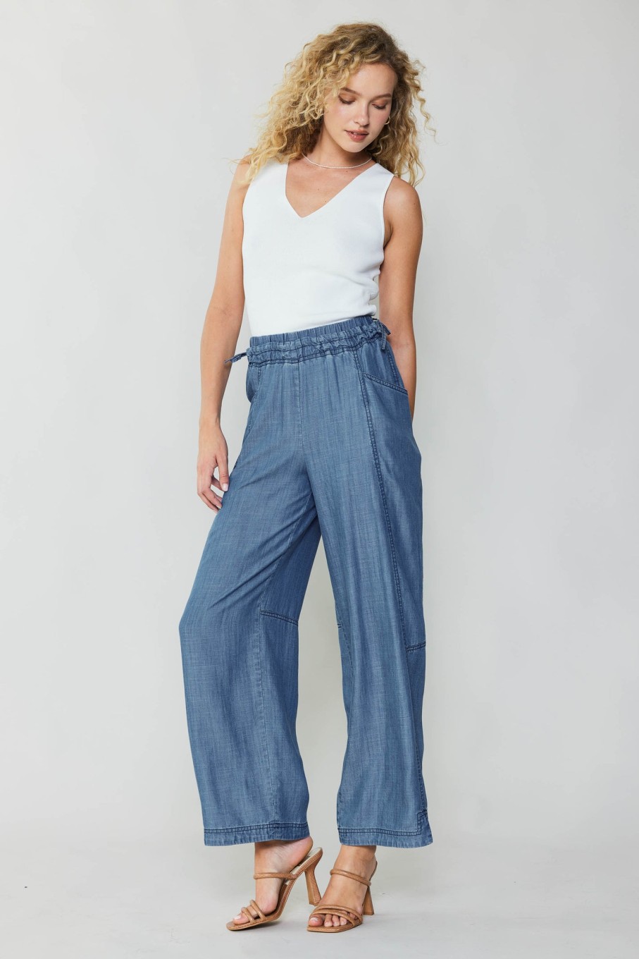 CURRENT AIR Adjustable Waist Pants Pants