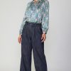 CURRENT AIR Wide Leg Denim Pants Sets