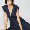 CURRENT AIR Mara Pleated Maxi Dress Midi Dresses