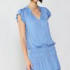 CURRENT AIR Zoey Pleated Skirt Mini Dress Mini Dresses