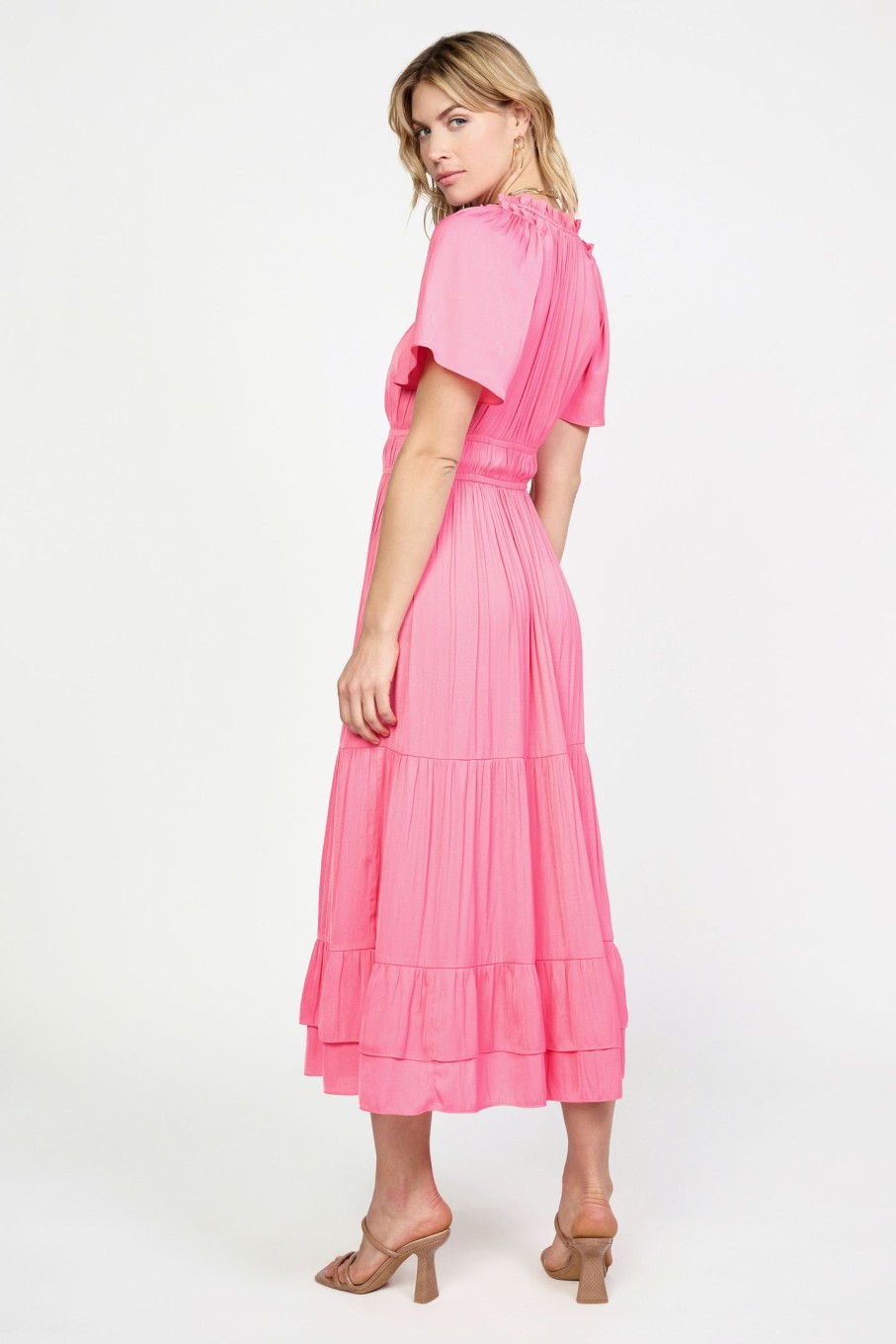 CURRENT AIR Frida Ruffled Maxi Dress Maxi Dresses