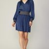 CURRENT AIR Santa Fe Embroidered Mini Dress Mini Dresses