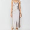 CURRENT AIR Silk Bias Midi Dress Midi Dresses